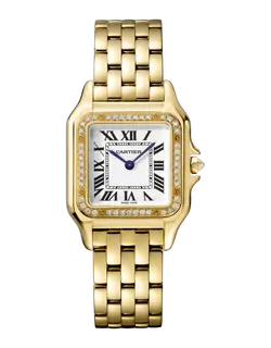 All gold cartier watch best sale