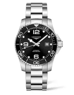 Longines hydroconquest hot sale all black