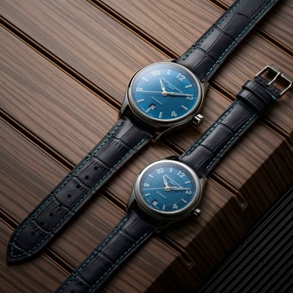 Frederique constant blue dial best sale