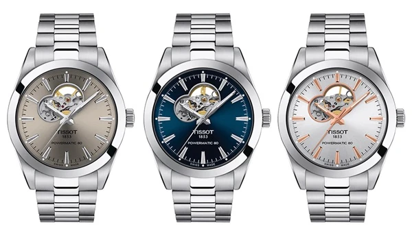 Tissot: Gentleman Powermatic 80 Open Heart Collection